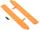 Blade 130X Hauptrotorblätter Fast Flight orange, 0605482077689, 605482077689, BLH-3715OR,