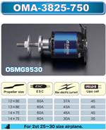 OS Motor - OMA-3825-750W (brushless), EN51012100, OMA-3825-750, 4531028500341