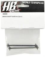 Savage XS - Drive Shaft 6x65mm (2Stk.), HOT66655, HOT-66655, 4944258666556