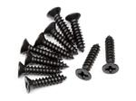 M3*14mm (10pcs) Bullet - TP. Flat Head Screw