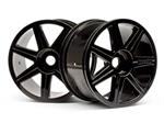 7 Spoke Black Chrome Wheel (Trophy Truggy)