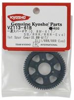 1st Spur Gear(0.8M-61T/S°/RRR/RRR-Evo), 4955439070239, KY-O-SHO-VZ113-61B, KYVZ113-61B