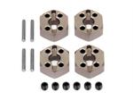 WR8 - ALUMINUM LOCKING HEX WHEEL HUB (12mm/4pcs), H-PI-108020, 4944258015521, HPI108020