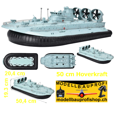 Hovercraft 50 cm lang und 24 cm breit